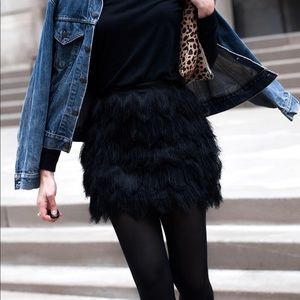 H&M Fringe Skirt
